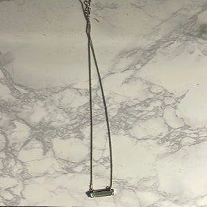 Kendra Scott Iridescent bar necklace